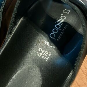 Like new Black Leather Platform Papillio Sandals by Birkenstock